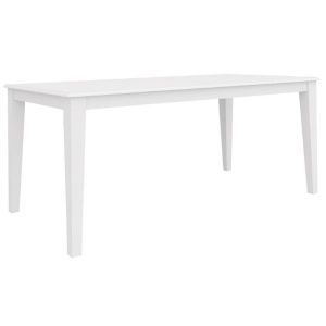 Tacito White Dining Table By Best Price Furniture