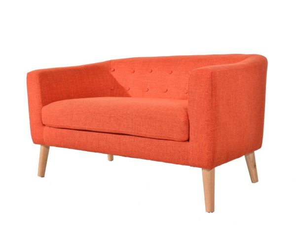 Synnove two Seater Sofa- orange by best price furniture outlet